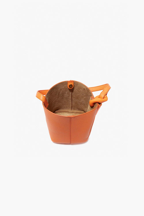 Corner Bucket Bag - Orange