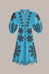 Richillieu Maxi Dress - Turquoise