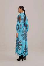 Richillieu Maxi Dress - Turquoise