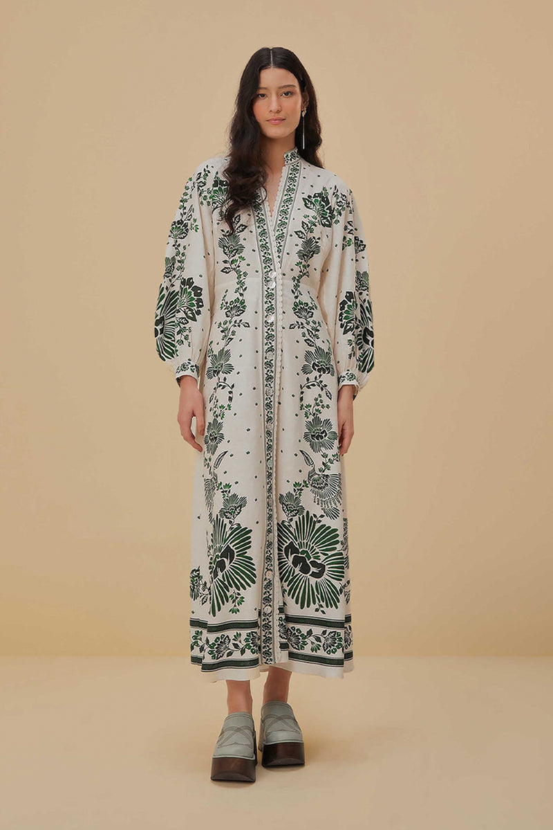 Forest Soul Maxi Dress - Off White