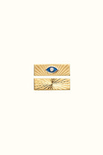 Evil Eye Locket - 14k Yellow Gold