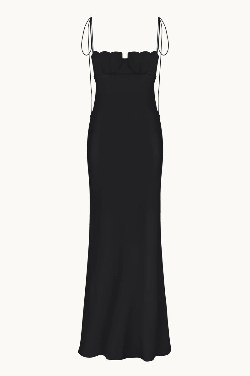 ANNA OCTOBER Tulip Dress - Black