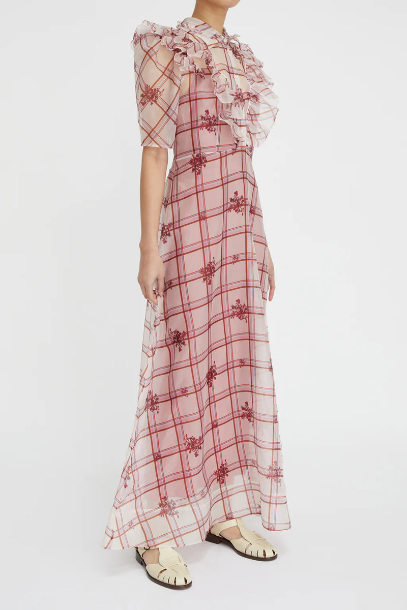 Marina Dress - Floral Check