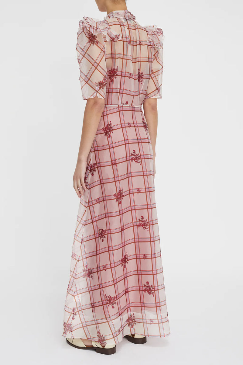 Marina Dress - Floral Check