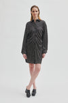 Stardust Fitted Dress - Black