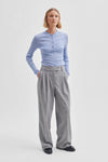 Evali Trousers - Light Grey Melange