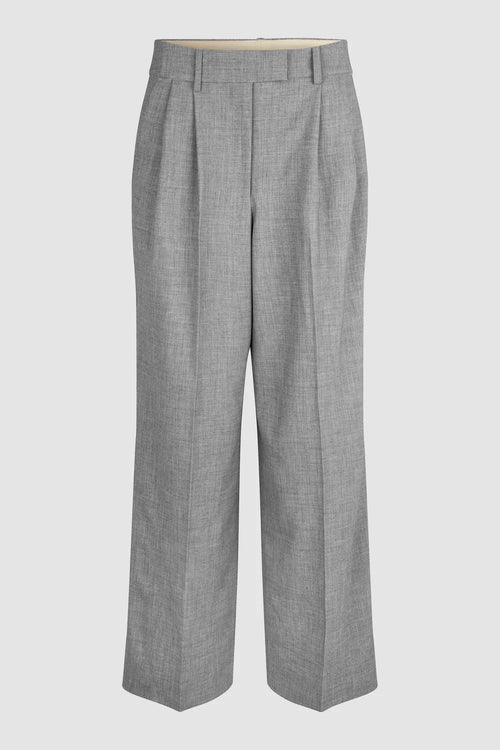 Evali Trousers - Light Grey Melange