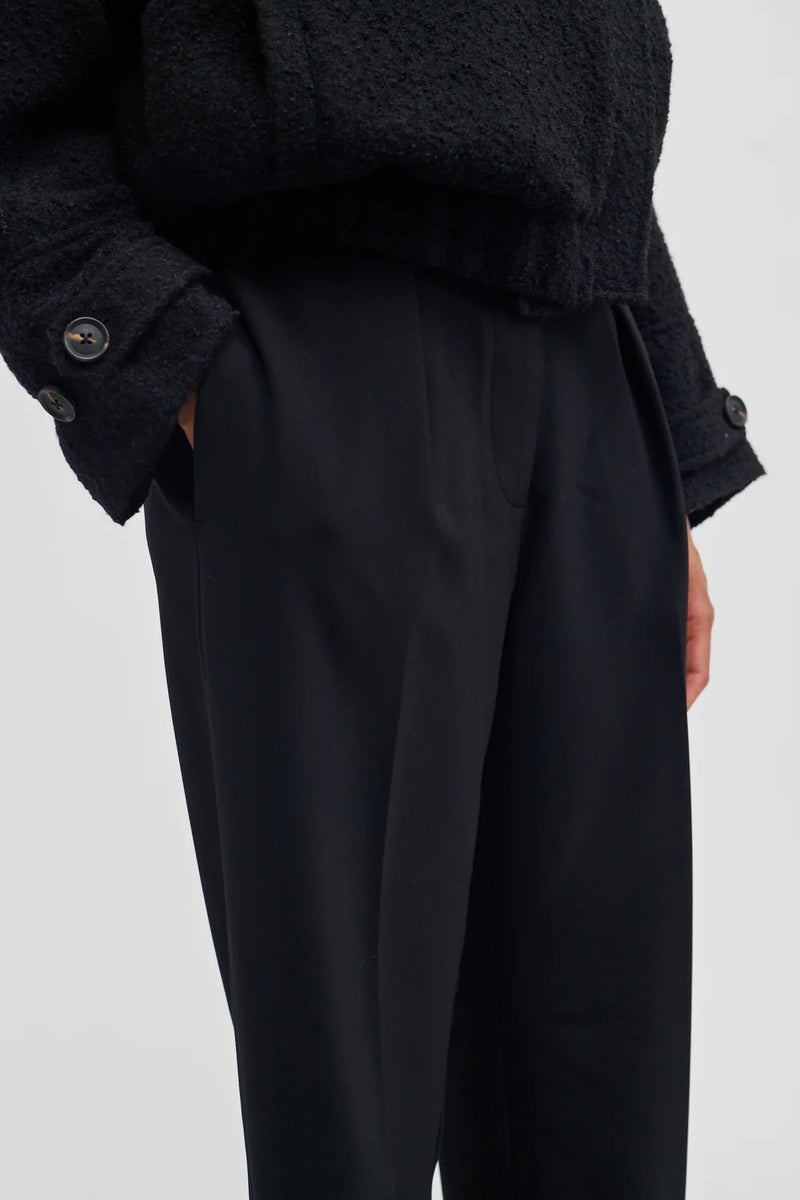 Fique Wide Trousers - Black
