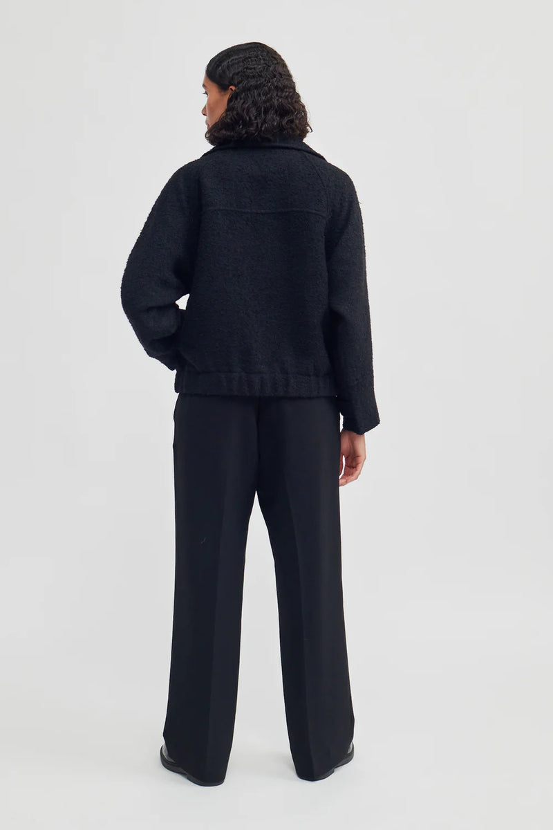 Fique Wide Trousers - Black