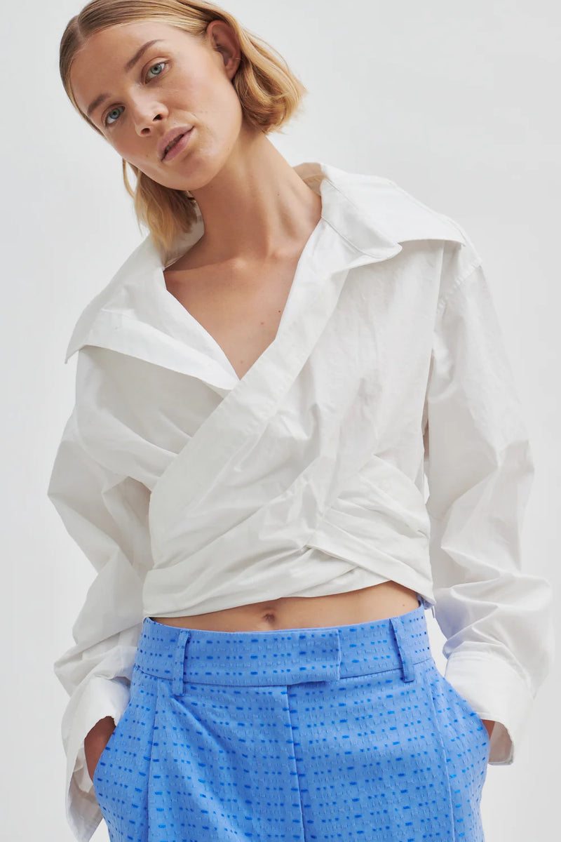 Closa Wrap Shirt - White