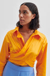 Closa Wrap Shirt - Apricot