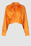Closa Wrap Shirt - Apricot