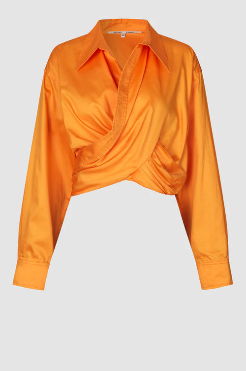 Closa Wrap Shirt - Apricot