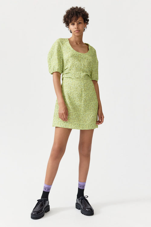 Addie Dress - Green Heather