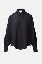 Silk Shirt -  Black