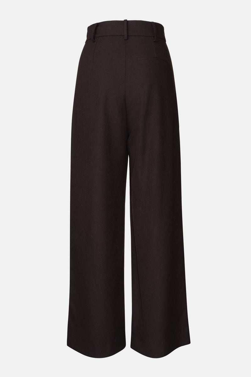Province Pleated Pant - Black