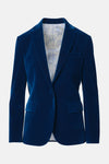 Belfort Blazer Velvet - Blue