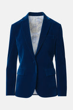 Belfort Blazer Velvet - Blue