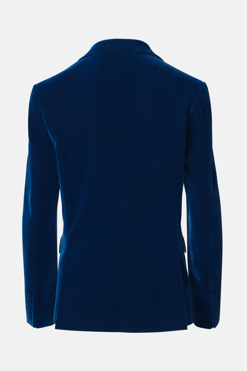 Belfort Blazer Velvet - Blue