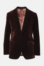 Belfort Blazer Velvet - Chocolate