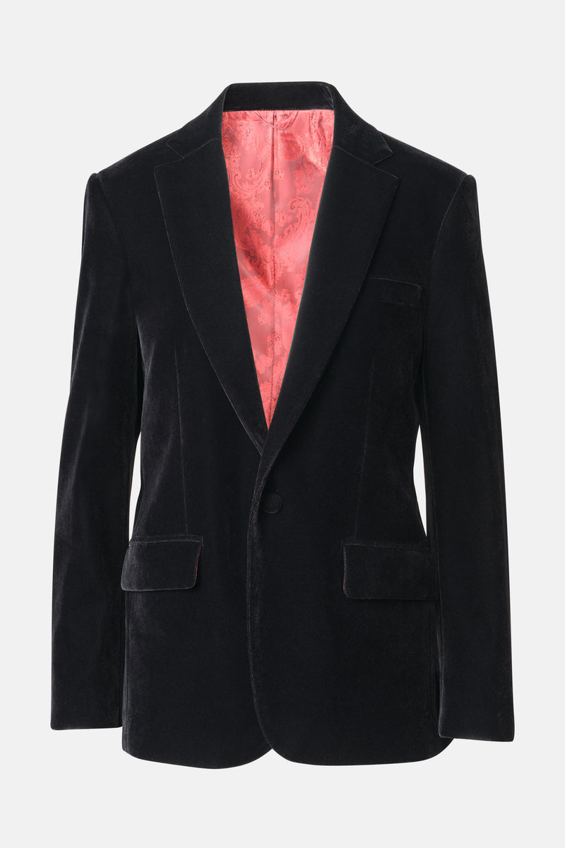 Belfort Blazer Velvet - Black