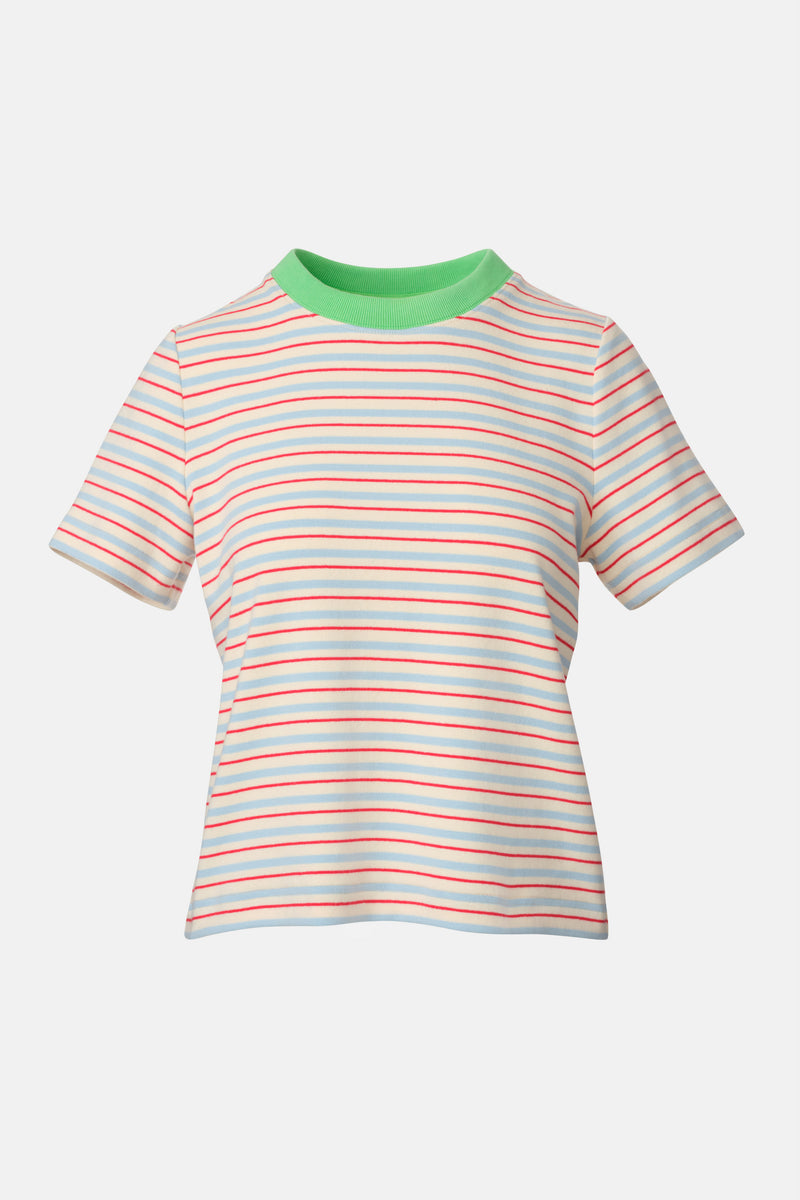 Marlowe Tee - Blue/Red