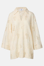 Palma Dress - Cream Embroidery