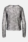 Luna Lace Sequinned Top