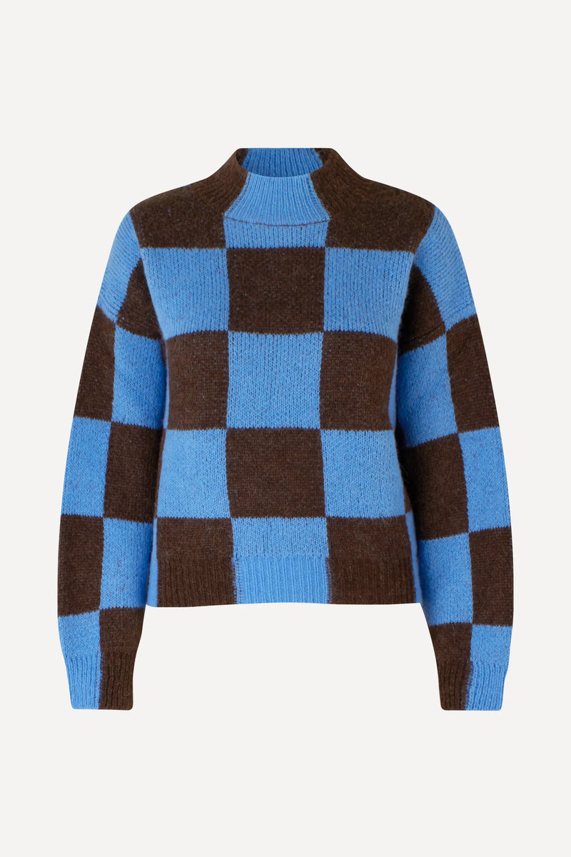 Adonis Knit - Ocean Check
