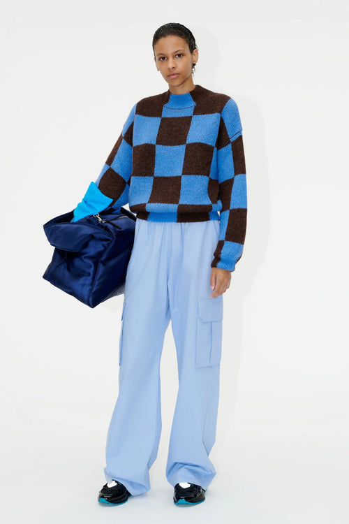 Adonis Knit - Ocean Check