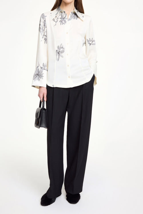 Rosiannas Satin Shirt - Floral