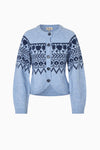 Colin Cardigan - Blue Fair Isle