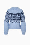 Colin Cardigan - Blue Fair Isle