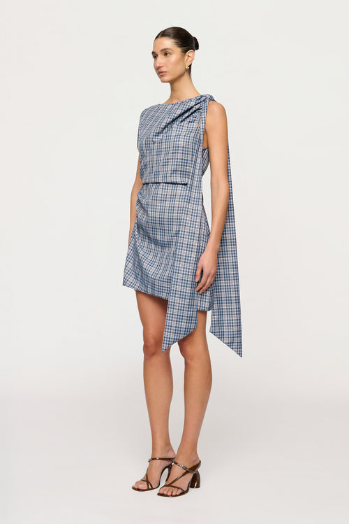 Cadence Mini Dress - Wister Check