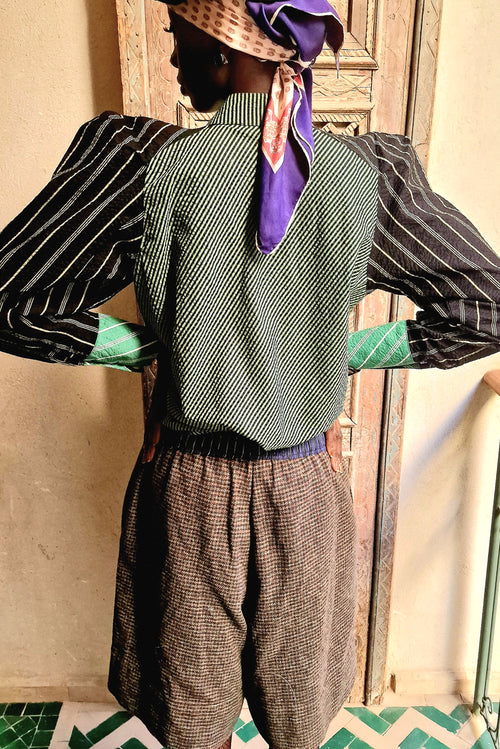 Louise Blouse - Patch Green