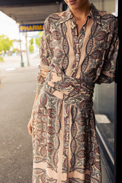 Delphine Printed Dress