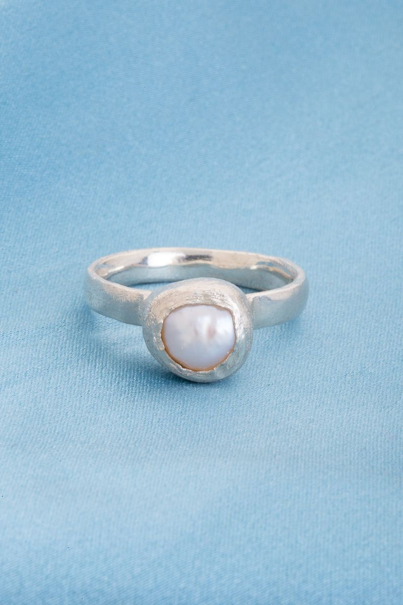 Morning Glory Small Ring - Sterling Silver