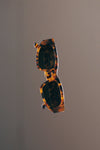 MONOKEL Eclipse Matt Havana - Green Solid Lens