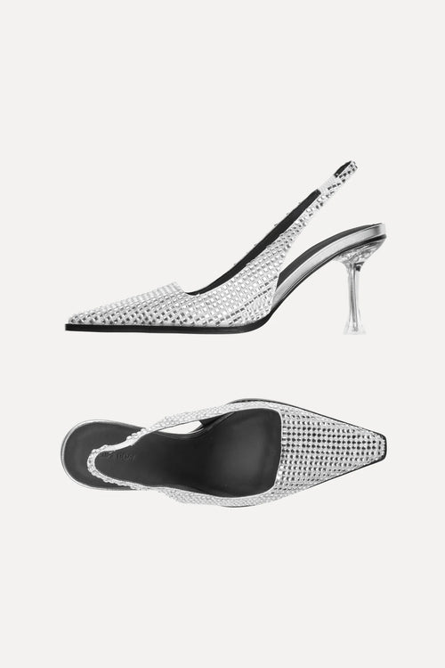 Eiffel Heel - Silver