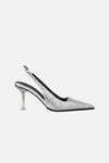 Eiffel Heel - Silver