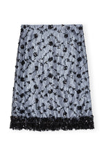 Sequin Lace Skirt - Heather