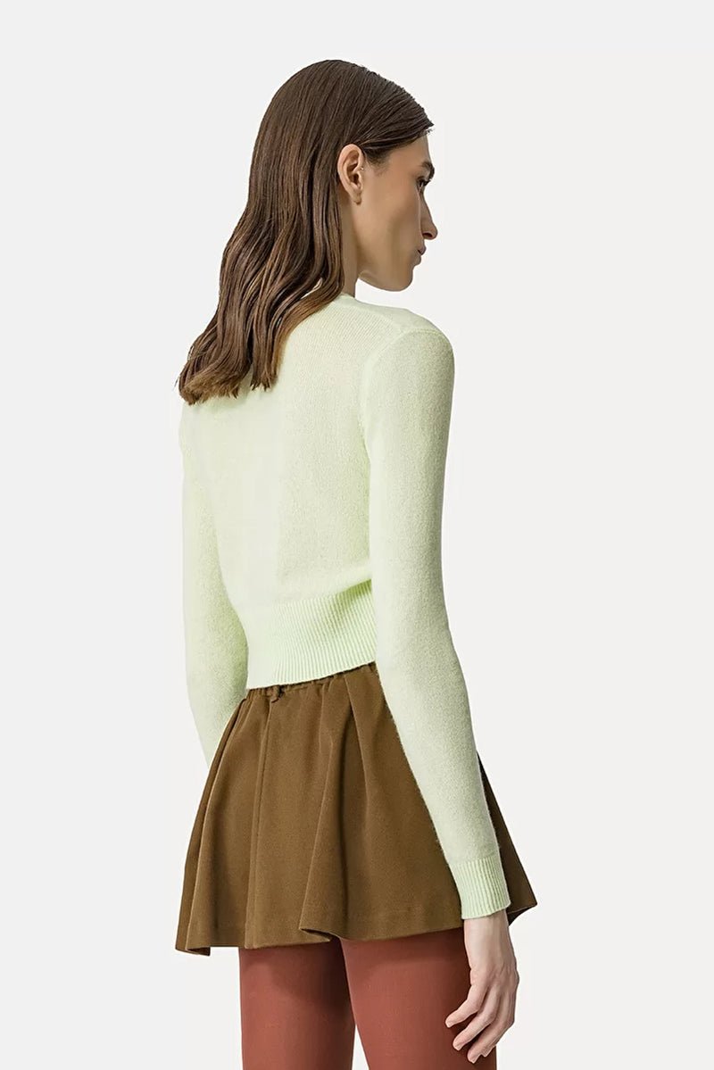 Cashmere Wool Gauze Sweater - Zest
