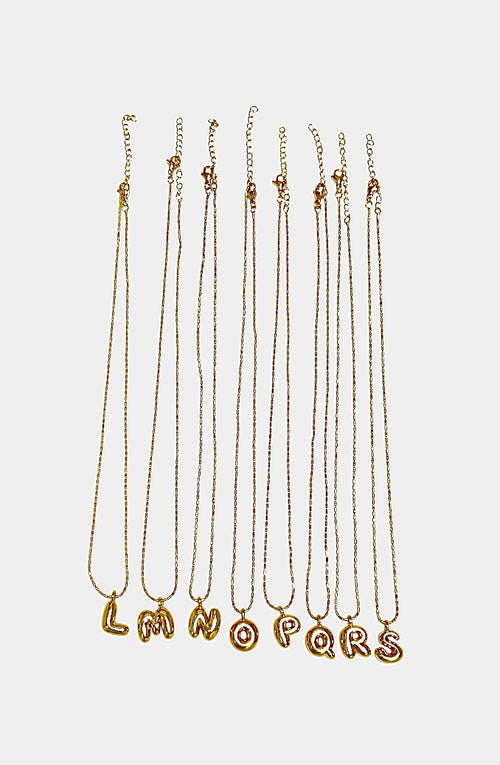 Alphabet Bubble Necklace