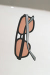 MONOKEL Jet Black - Orange Solid Lens