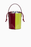 Calipo Bag - Pistachio and Burgundy