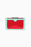 Wallet - Red and Turquoise