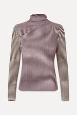 Patchwork Jersey Long Sleeve Top - Pink/Black