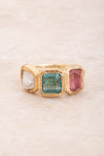 Cloud Iridescence Ring 3 - 9kt YG