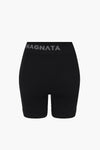 Classic Wool Mini Short - Black