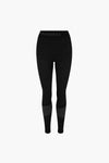 Classic Wool Rib Legging - Black